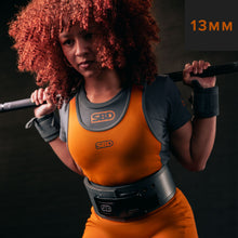 Ceinture 13mm SBD pour la musculation et les sports de force – édition Forge (gris)