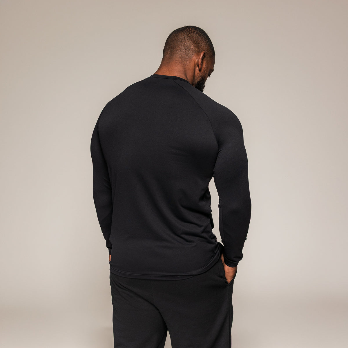 T-shirt d'entraînement à manches longues pour hommes