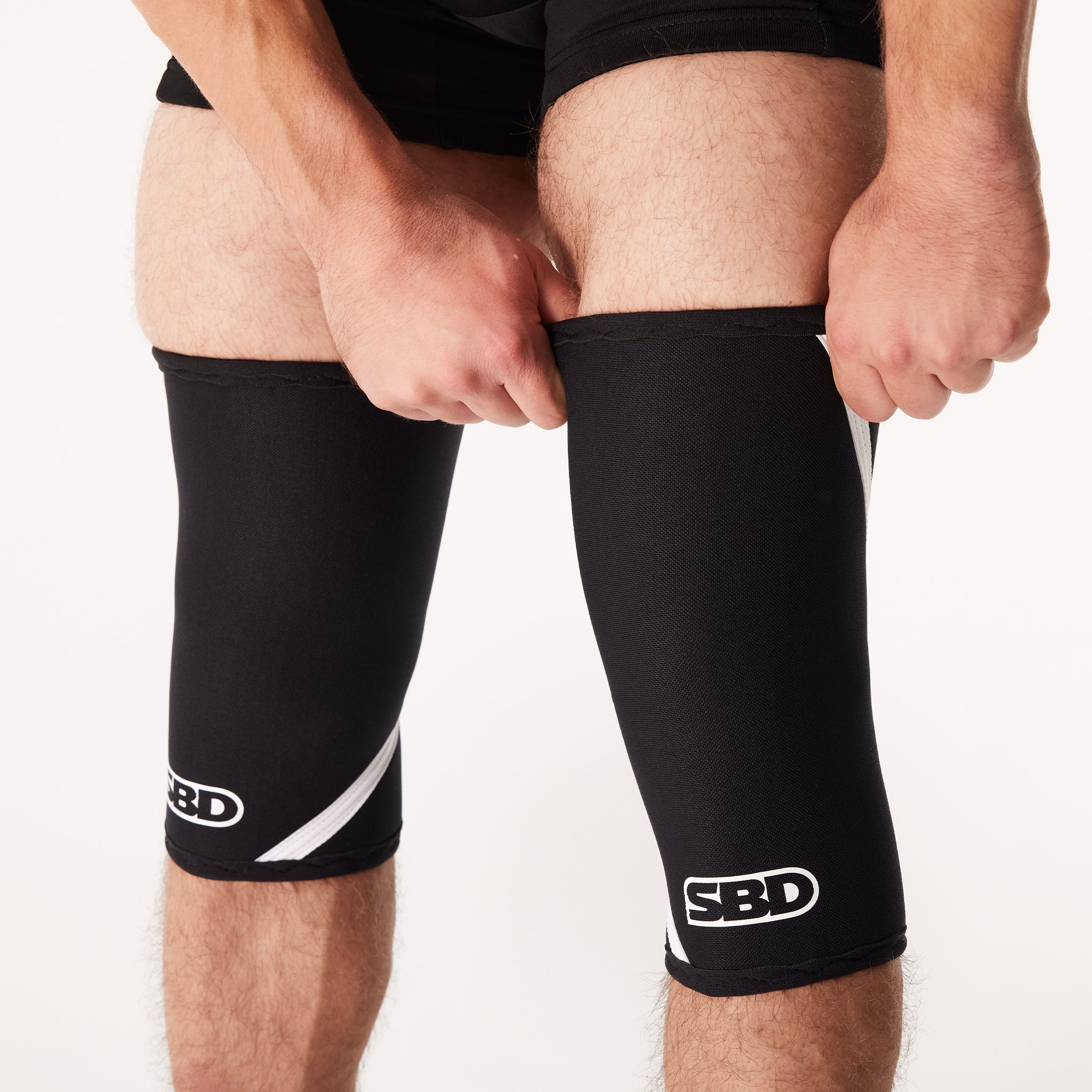 Genouillères 7mm SBD – édition Momentum – maintien et compression pour le squat lourd