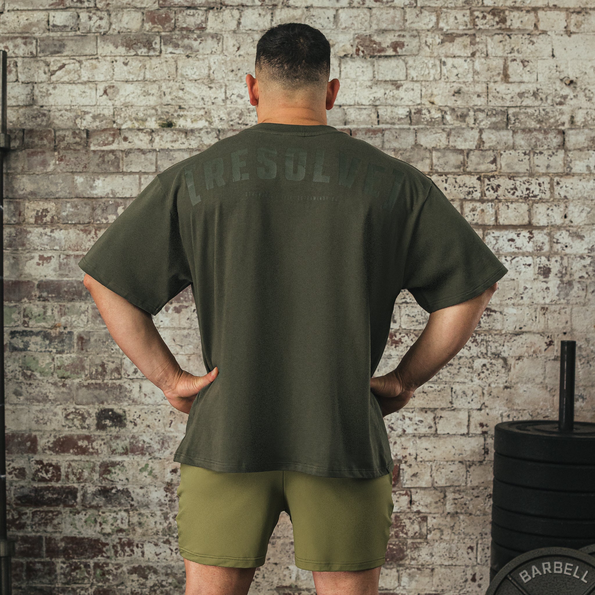 T-Shirt Oversize Resolve Kaki