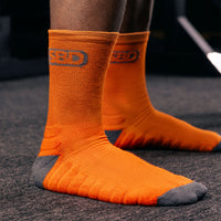 Chaussettes SBD – édition Forge (orange) – confort et maintien à l'entraînement