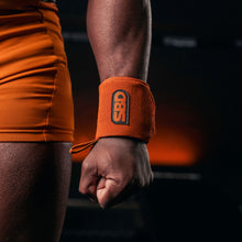 Bandes de poignets SBD pour la musculation et les sports de force – édition Forge (orange)