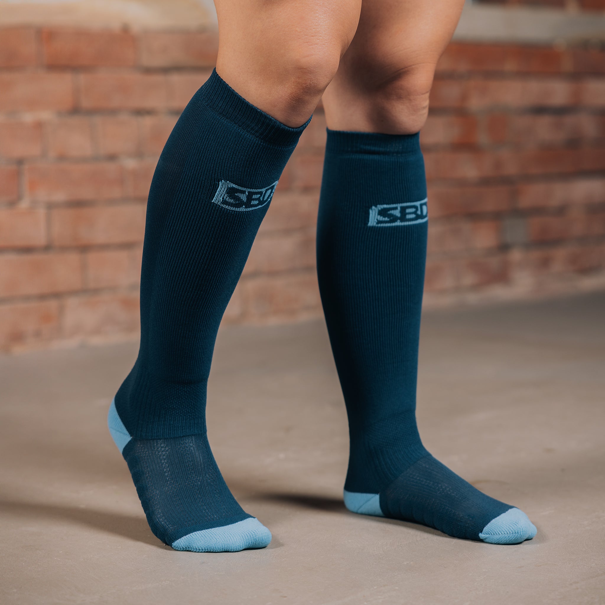 Chaussettes de deadlift SBD – édition Reflect – hautes, protègent les tibias au soulevé de terre