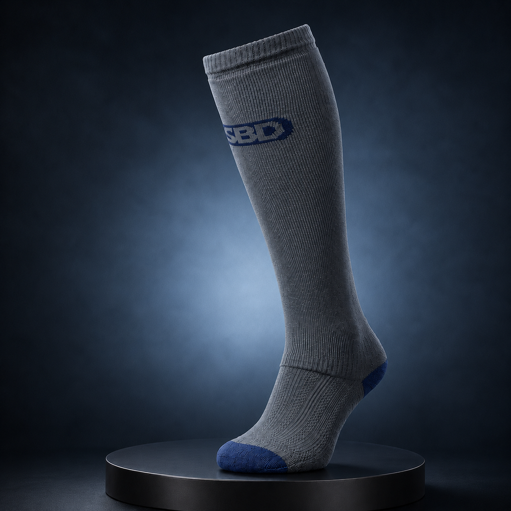 Chaussettes de deadlift SBD pour la musculation et les sports de force – édition Storm (Grey)