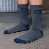 Chaussettes SBD – édition Storm (Grey) – confort et maintien à l'entraînement