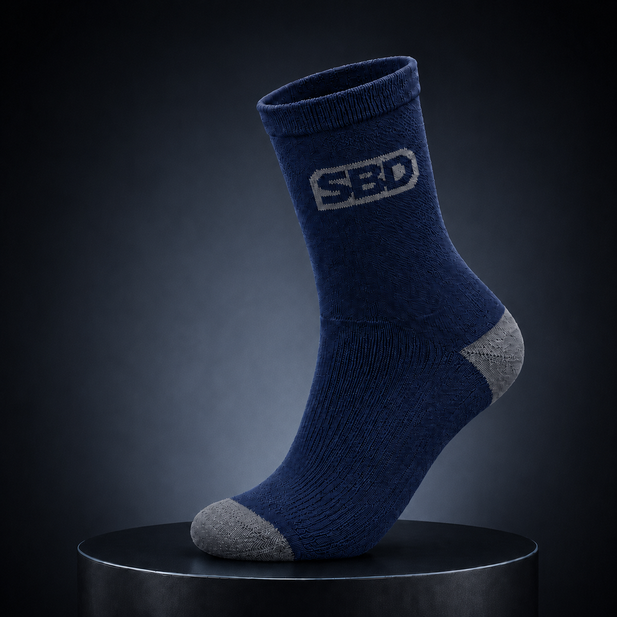 Chaussettes SBD pour la musculation et les sports de force – édition Storm (Navy)