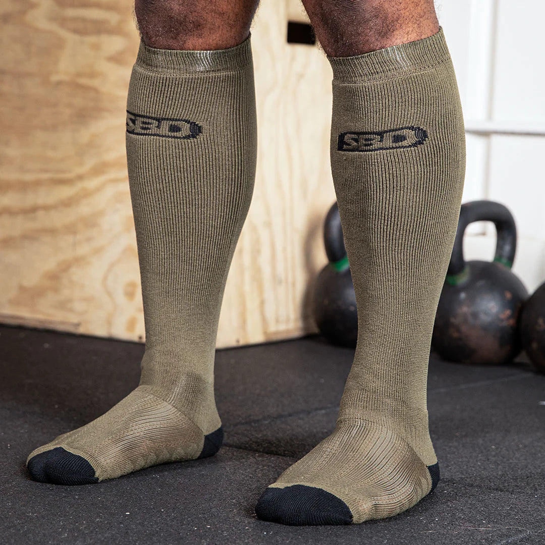Chaussettes de deadlift SBD – édition Endure – hautes, protègent les tibias au soulevé de terre