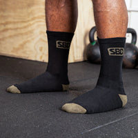 Chaussettes SBD – édition Endure (noir) – confort et maintien à l'entraînement