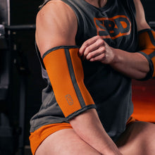 Coudières SBD pour la musculation et les sports de force – édition Forge (orange)