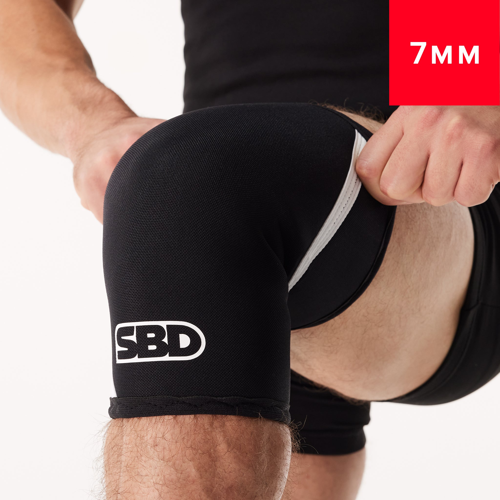 Genouillères 7mm SBD pour la musculation et les sports de force – édition Momentum