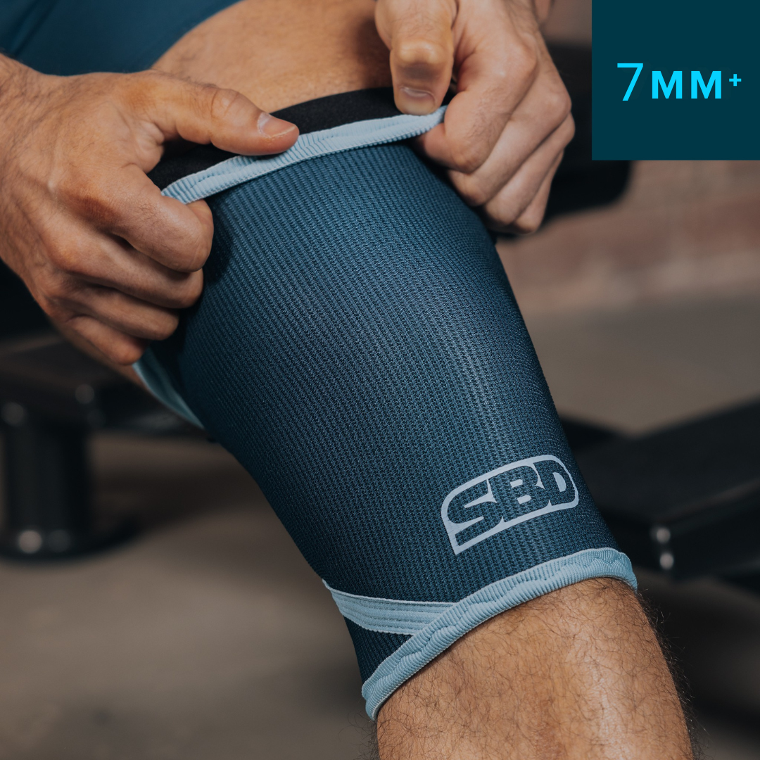 Genouillères 7mm+ SBD pour la musculation et les sports de force – édition Reflect