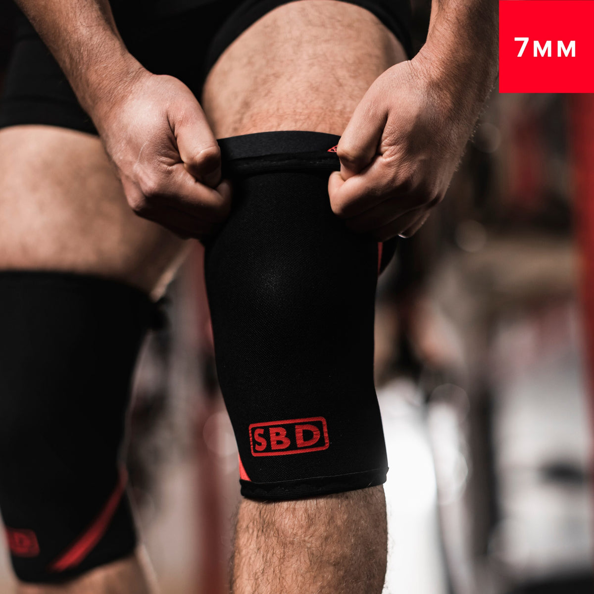 Genouillères 7mm SBD pour la musculation et les sports de force – collection Classique