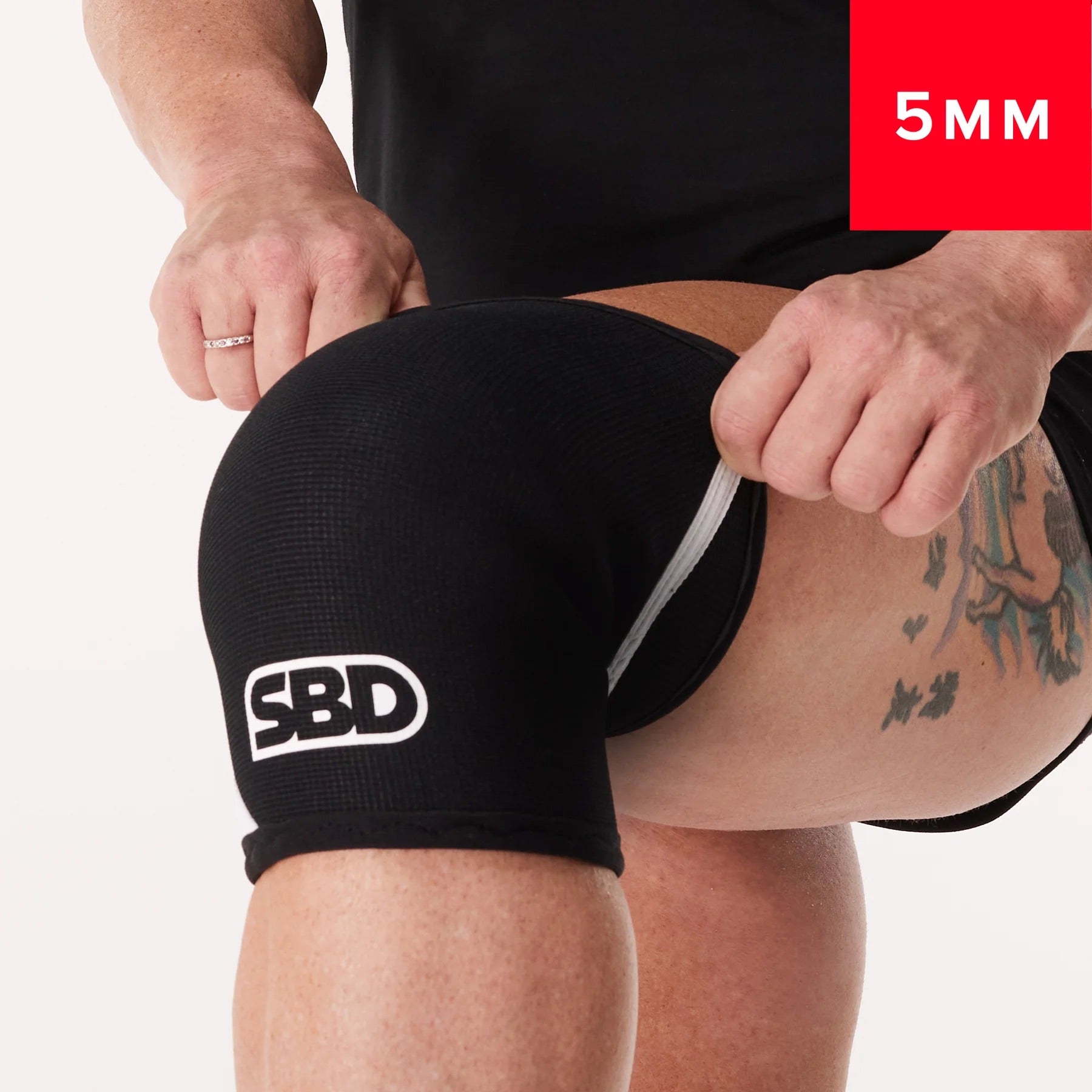 Genouillères 5mm SBD pour la musculation et les sports de force – édition Momentum