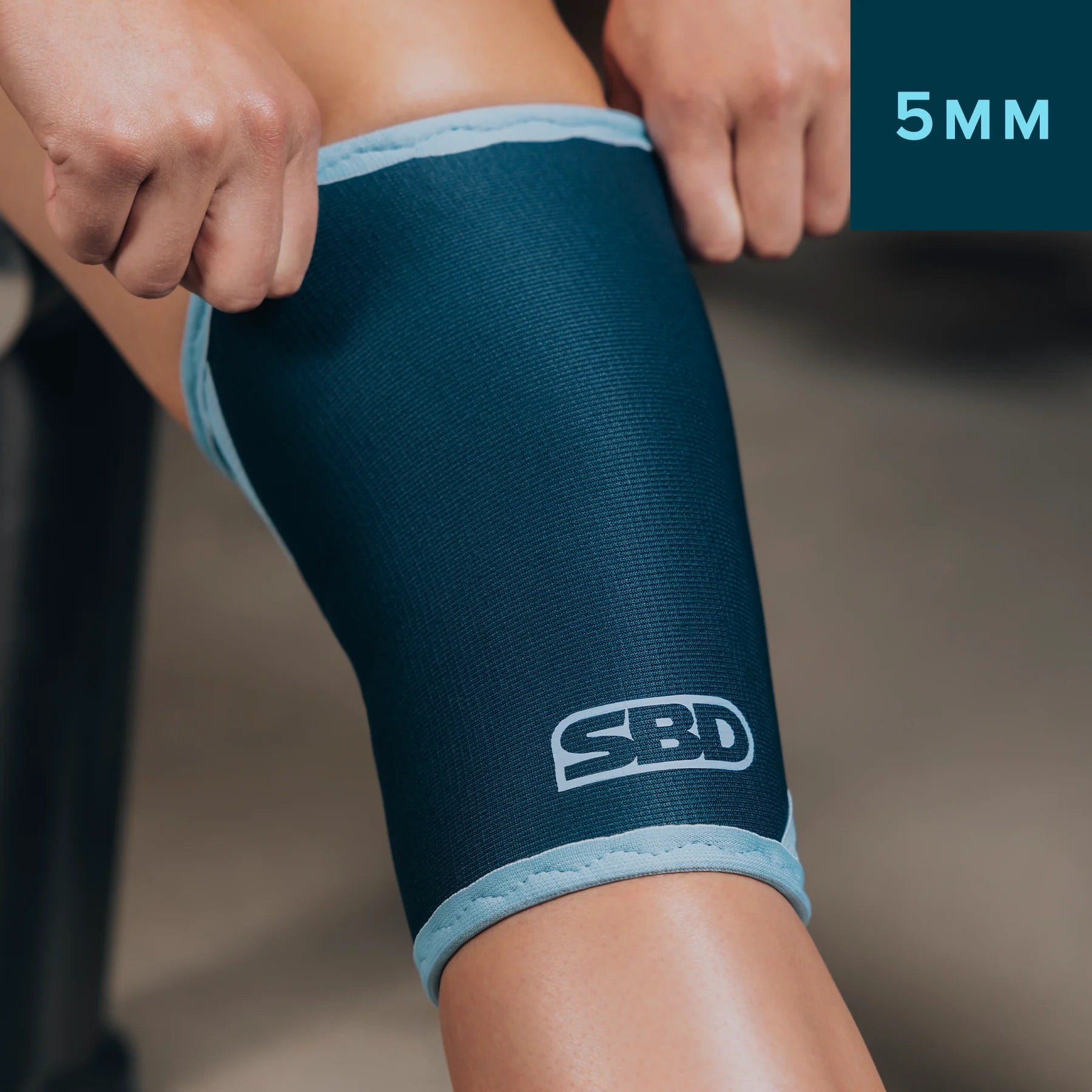Genouillères 5mm SBD pour la musculation et les sports de force – édition Reflect