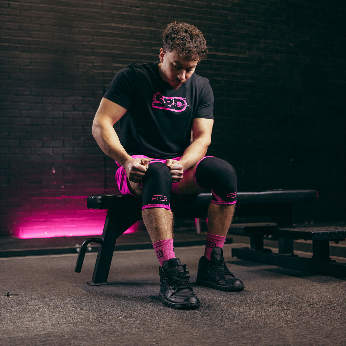 Genouillères 7mm SBD – édition Nova – maintien et compression pour le squat lourd