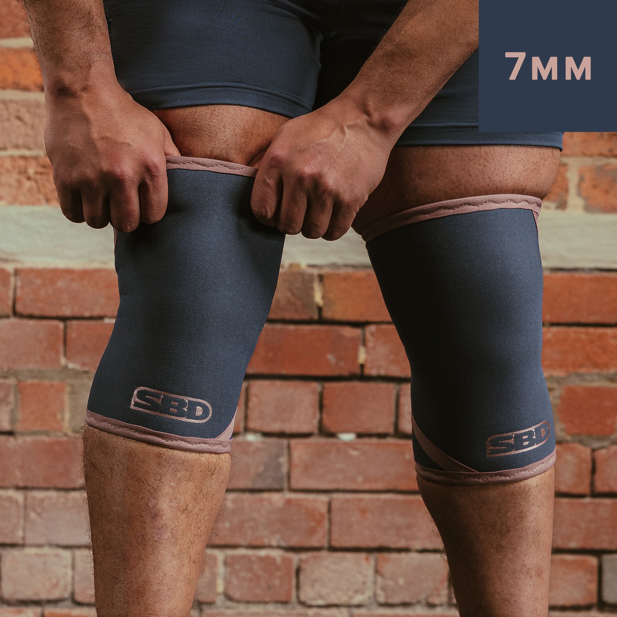 Genouillères 7mm SBD pour la musculation et les sports de force – édition Serenity