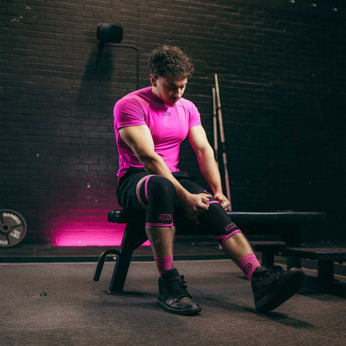 Genouillères 7mm+ SBD – édition Nova – maintien et compression pour le squat lourd