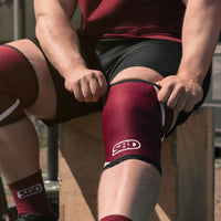 Genouillères 5mm SBD – édition Phoenix – maintien et compression pour le squat lourd