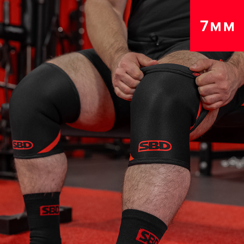 Genouillères 7mm SBD pour la musculation et les sports de force – collection Classique