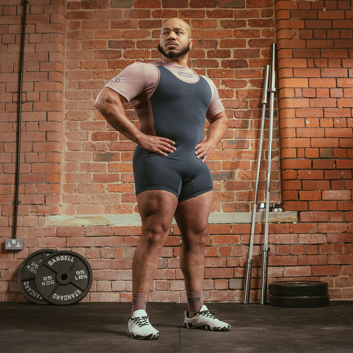 Singlet Powerlifting SBD pour la musculation et les sports de force – édition Serenity