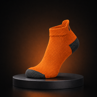 Socquettes SBD pour la musculation et les sports de force – édition Forge (orange)